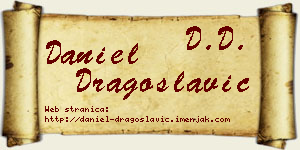 Daniel Dragoslavić vizit kartica